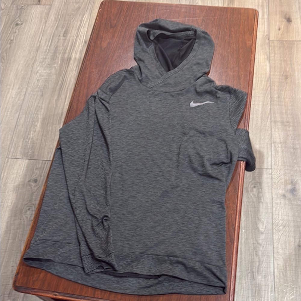 Nike Gray Hooded Sweatshirt